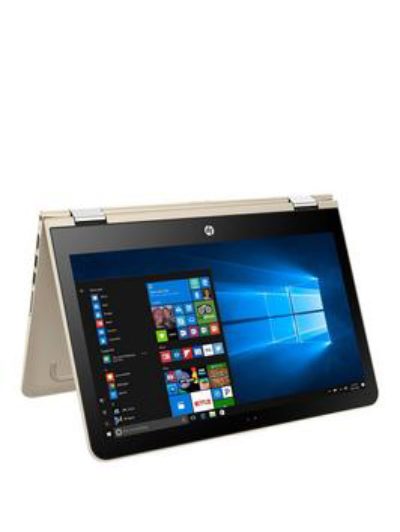 Hp Pavilion X360 13-U102Na, Intel&Reg; Core&Trade; I5-7200U Processor, 8Gb Ram, 128Gb Ssd, 13.3 Inch Touchscreen 2-In-1 Laptop With Optional Microsoft Office 365 Home - Gold - Laptop With Microsoft Of